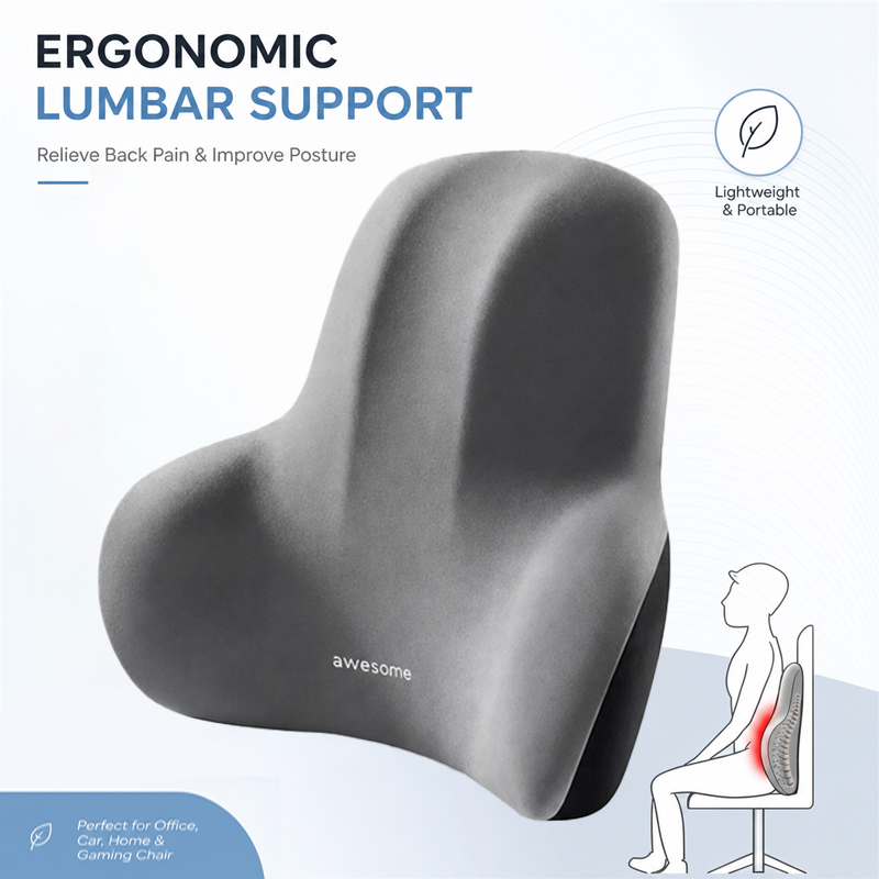Gaming Chair Cushion - 1 Buah Bantal Penyangga Punggung Busa
