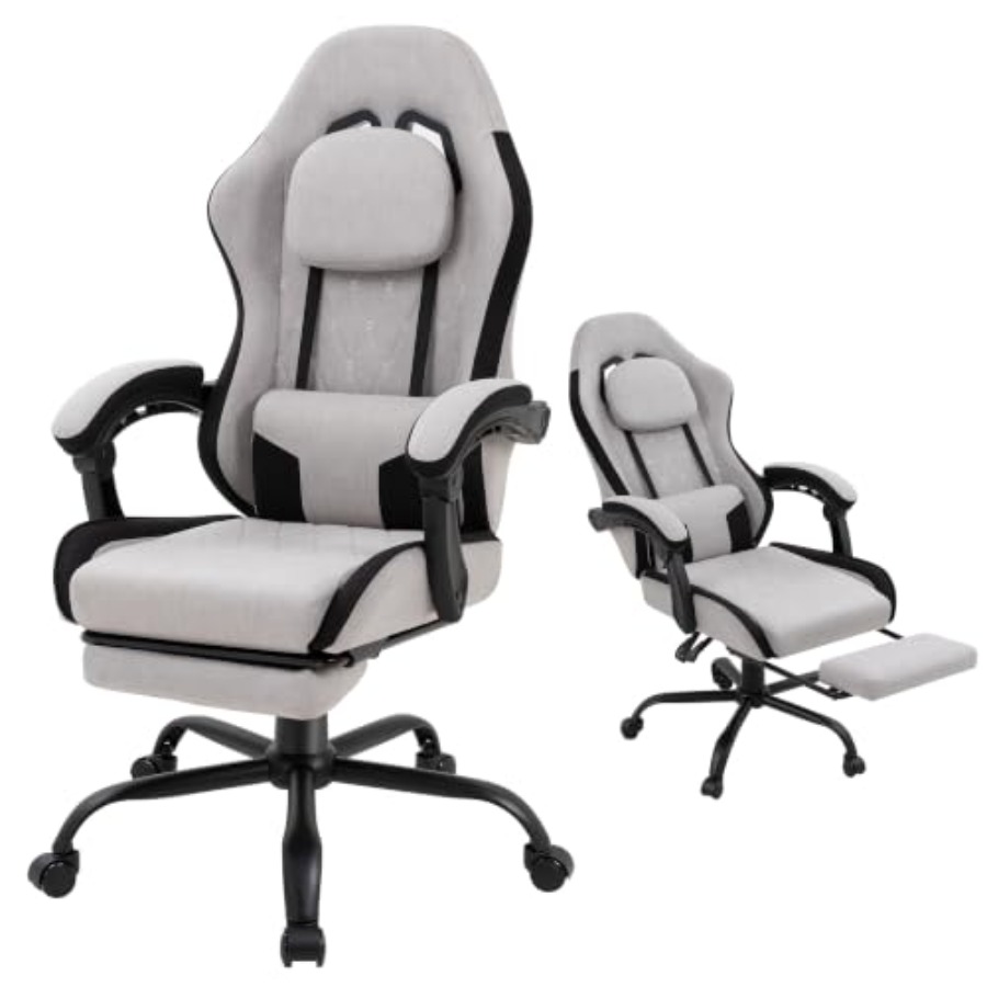 Gaming Chair Cushion - Kursi Gaming untuk Dewasa: Bahan Kain,