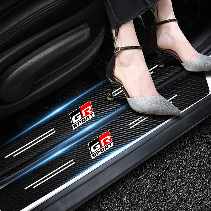 Racing Pedal Set - Stiker Pelindung Bumper Belakang Pedal Sill