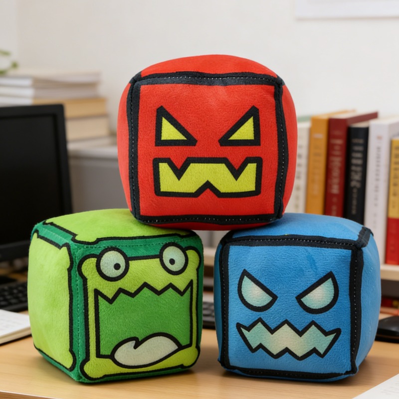 Gaming Chair Cushion - Bantal Lempar Geometri Kawaii, Bantal Empuk