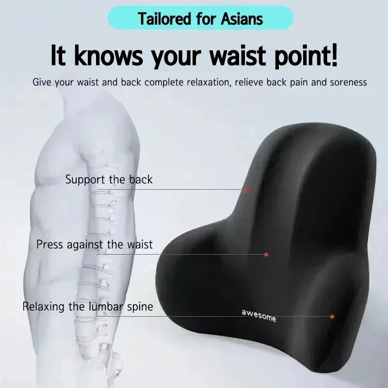Gaming Chair Cushion - Bantal Lumbar yang Ditingkatkan Tahun 2025,