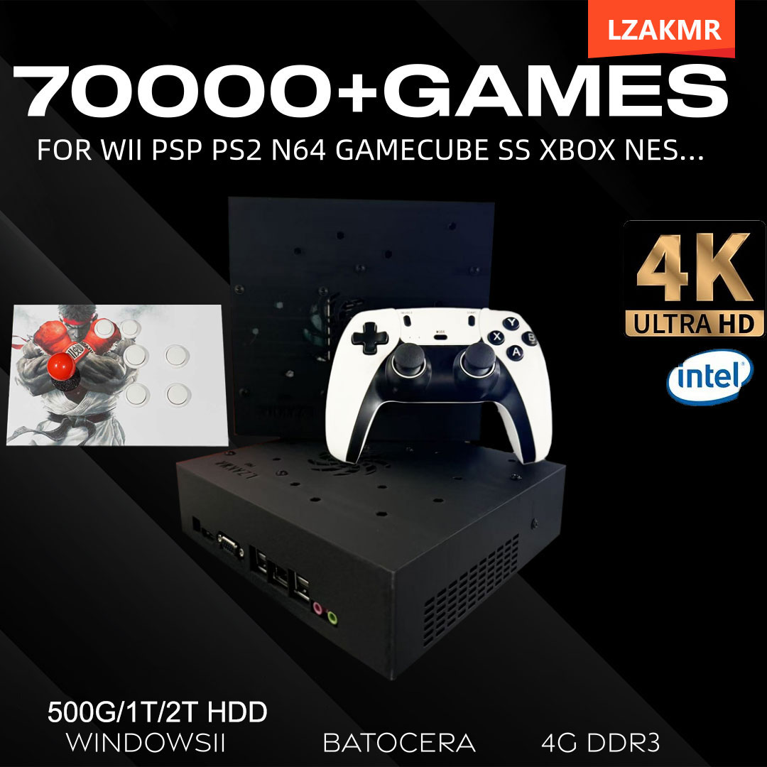 Gaming Console Windows - Konsol Game Retro 70000+ Game 2TB