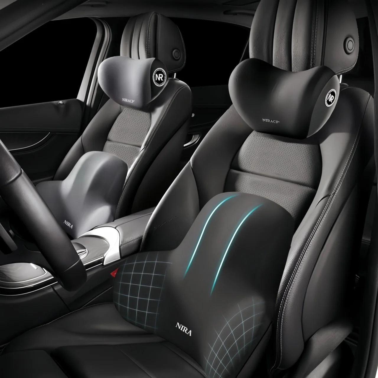 Gaming Chair Cushion - Bantal Leher Kursi Mobil & Set