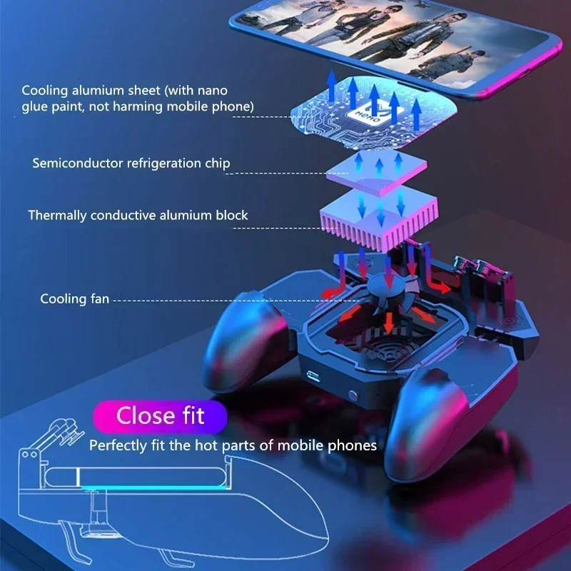 MEMO DL88 kipas pendingin pons - Gaming Console For Phone ulasan dan harga