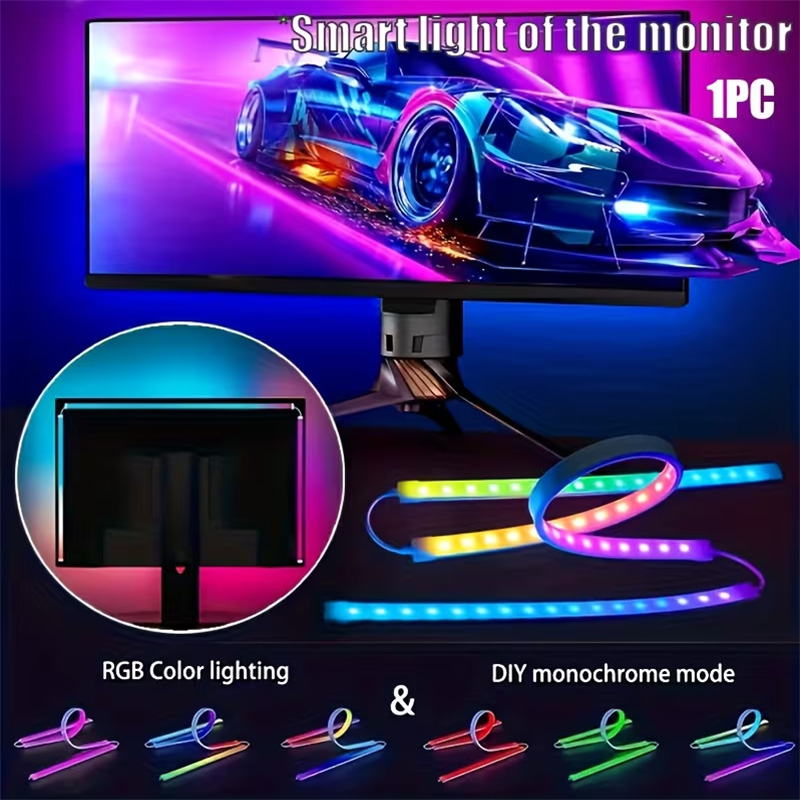 Lampu Gaming RGB Strip Lampu L - Led Gaming Light Strip ulasan dan harga