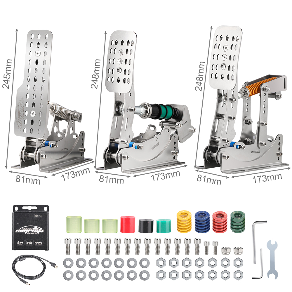 Pedal SimRuito Sim Racing Load - Racing Pedal Set ulasan dan harga