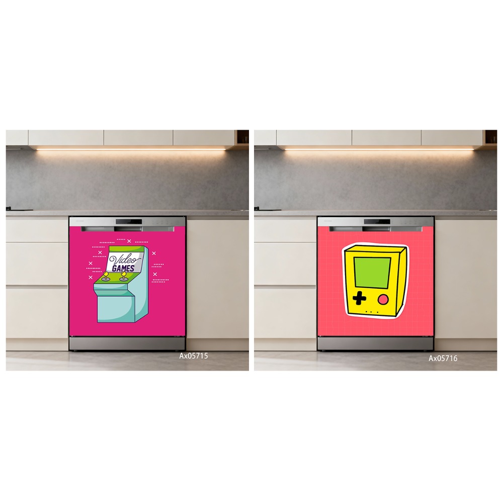Stiker Pintu Mesin Cuci Piring - Gaming Console Windows ulasan dan harga