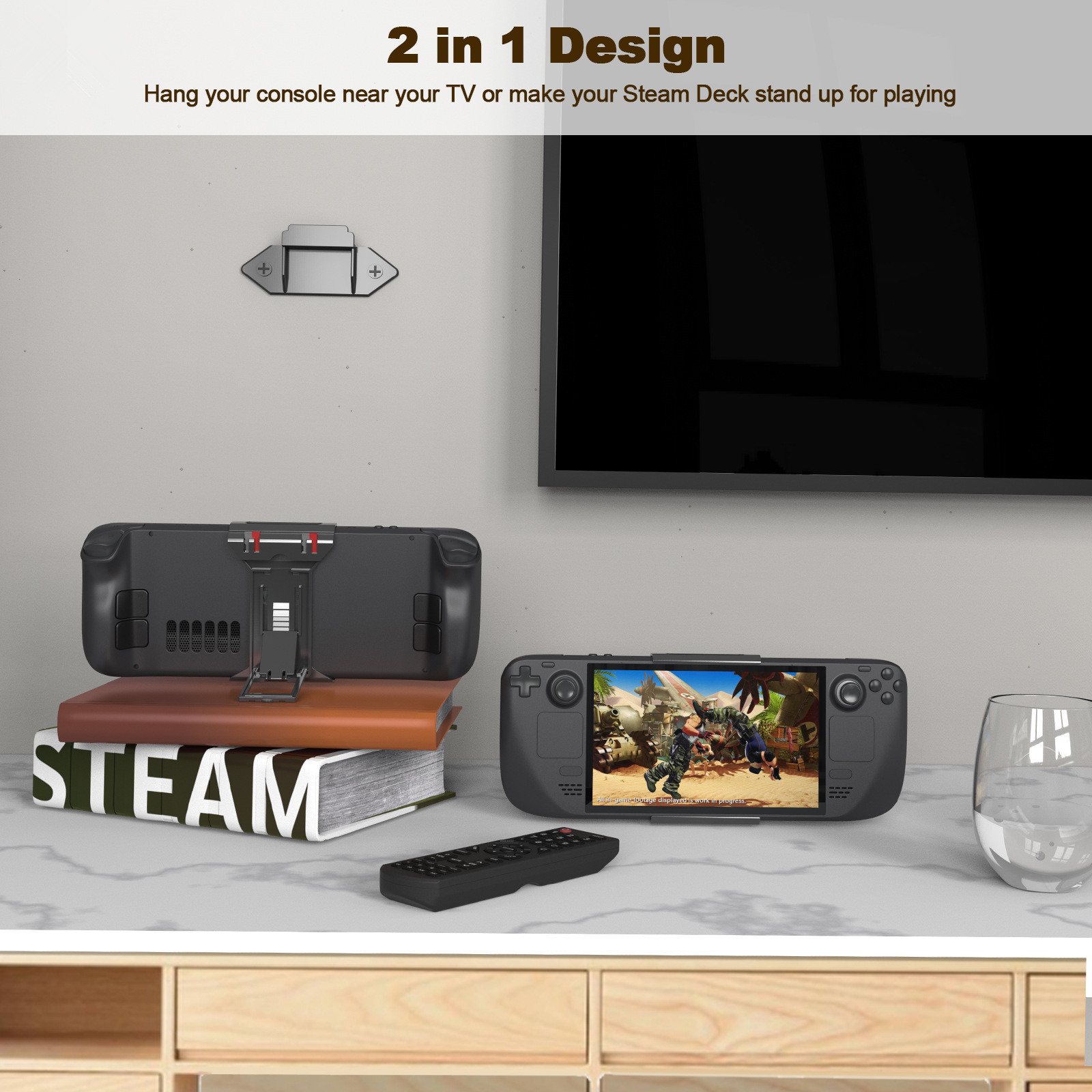 Untuk Aksesori Konsol Game Dek - Gaming Console Organizer ulasan dan harga