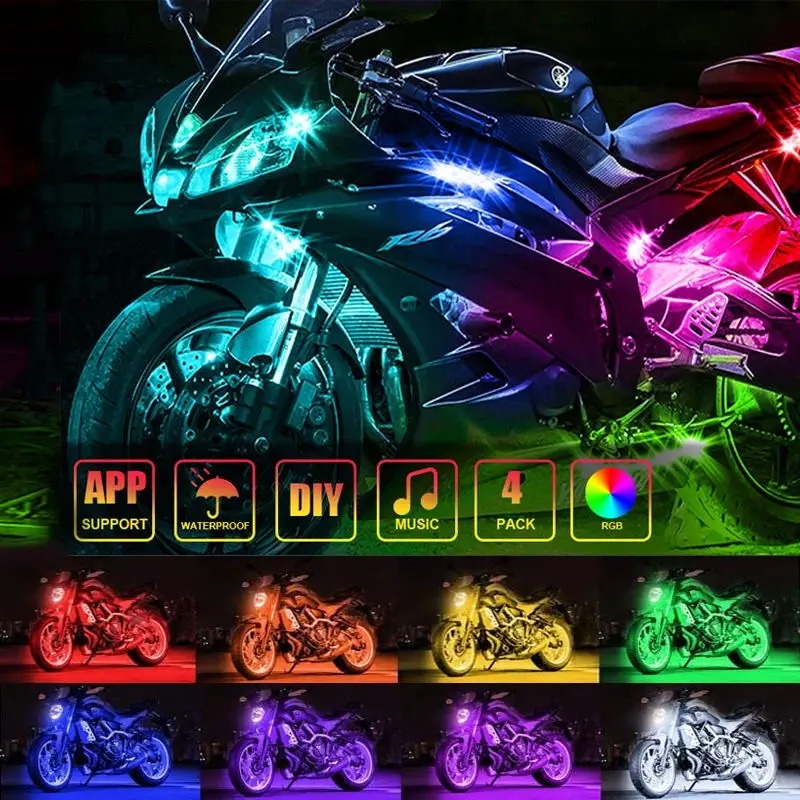 Lampu Hias LED Sepeda Motor La - Led Gaming Light Strip ulasan dan harga