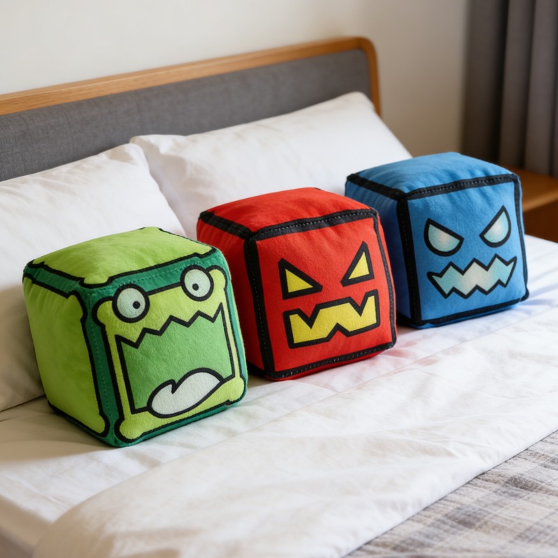 Bantal Lempar Geometri Kawaii, - Gaming Chair Cushion ulasan dan harga
