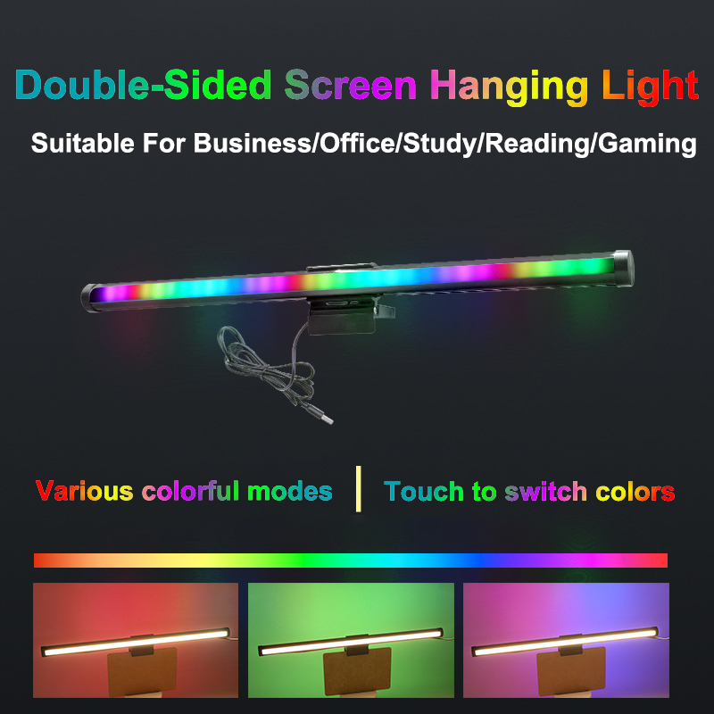 Lampu Meja Atmosfer RGB 40CM L - Led Gaming Light Strip ulasan dan harga