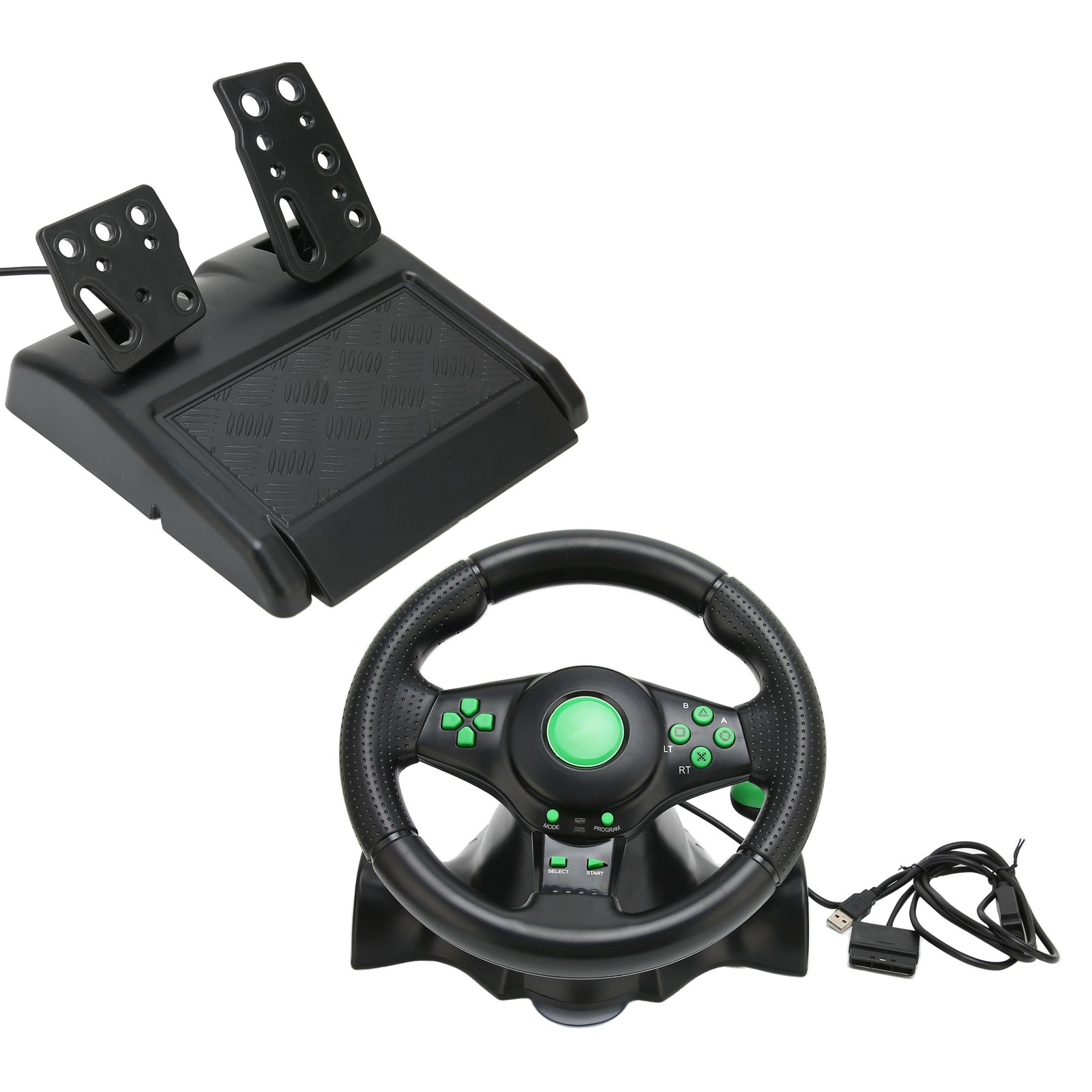 Setir Game Balap PC 180 Deraja - Racing Pedal Set ulasan dan harga